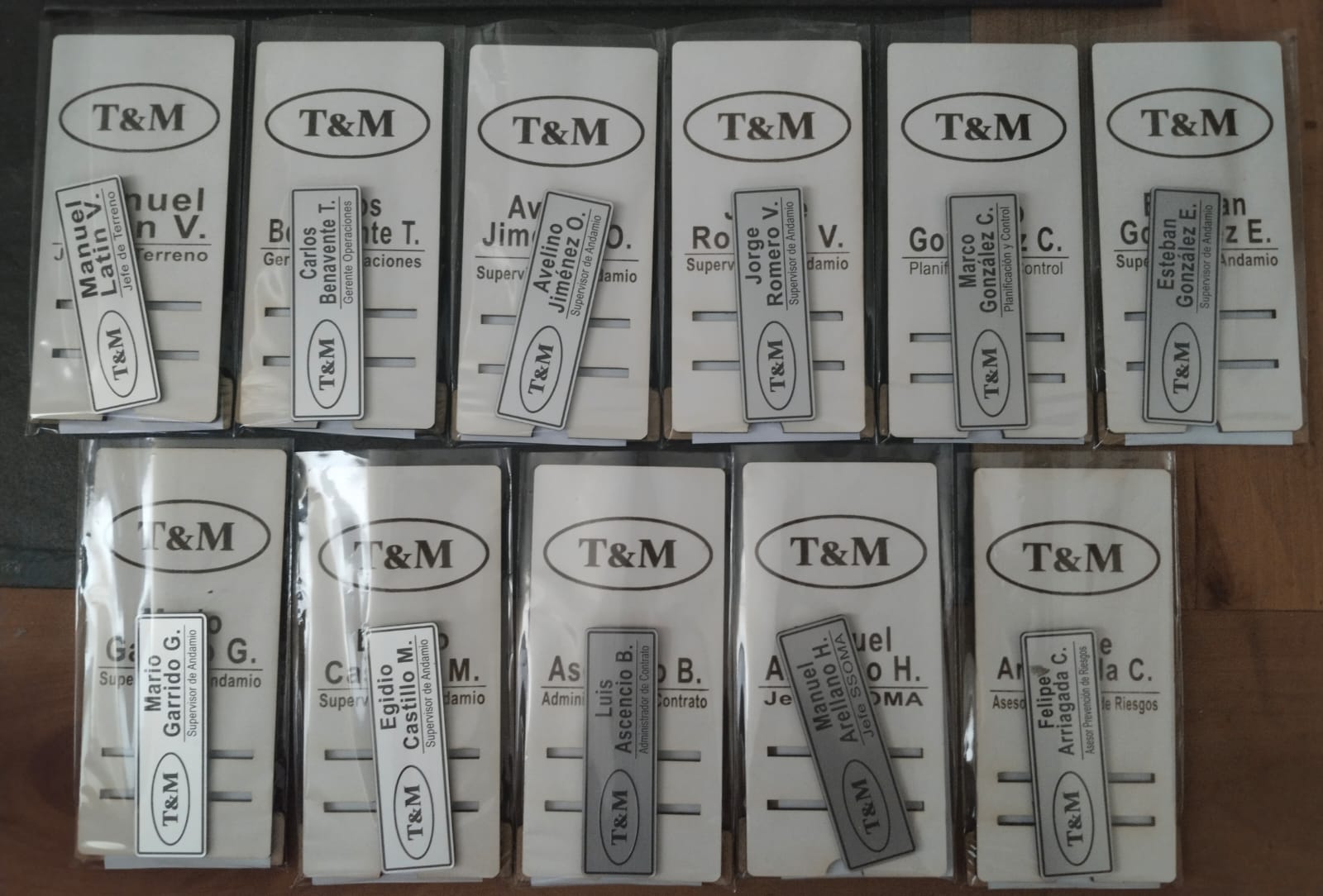 Placa ABS para casco de seguridad