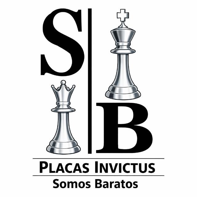 Placas Invictus - Somos Baratos